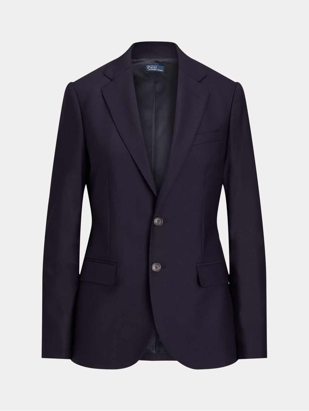 Ralph Lauren Single-Breasted Stretch Wool Blazer